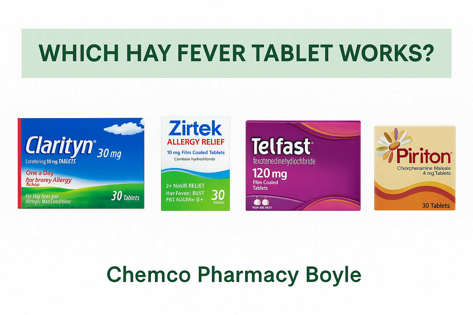 Which Hay Fever Tablet Works Best? | Chemco Pharmacy Boyle