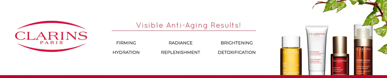 Clarins skincare and beauty products available online at Chemco Pharmacy Ireland