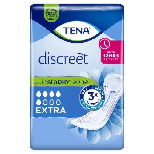 Tena Discreet Extra Pad 10 Pack