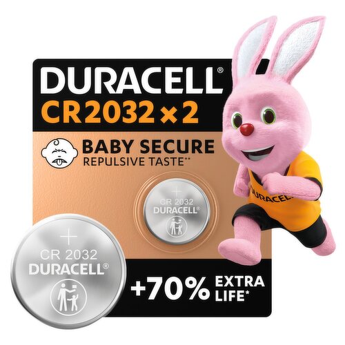Duracell Specialty 2032  Pack of 2, with Baby Secure Technology