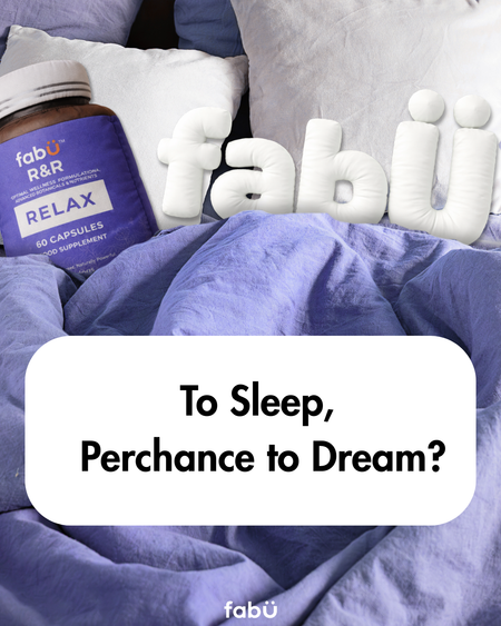 FabU R&R Relax Capsules — Caffeine-Free Daily Relaxation Supplement Available in Ireland