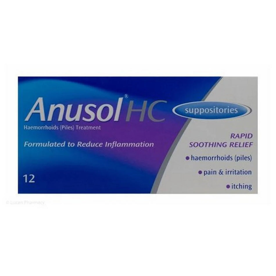 Anusol HC Suppositories 12pk