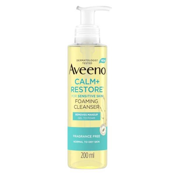 Aveeno Calm And Restore Foaming Cleanser 200ml