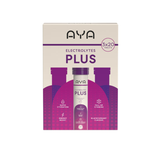 AYA Electrolyte Triple Pack Blackcurrant Flavour