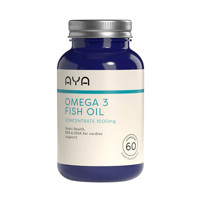 AYA Omega 3 Fish  Oil 1000mg  60 Capsules
