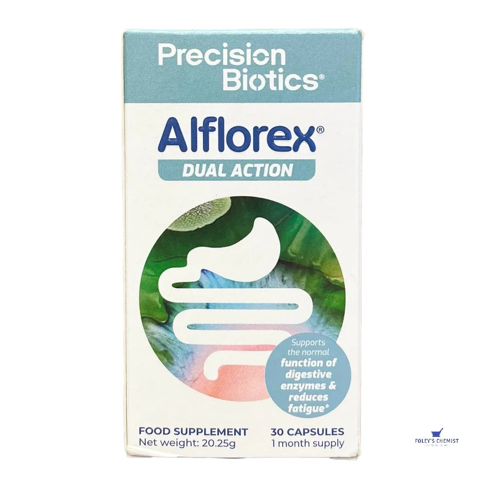 Alflorex Dual Action Probiotic & Fibre 30 Capsules — IBS & Gut Health Supplement | Chemco Pharmacy
