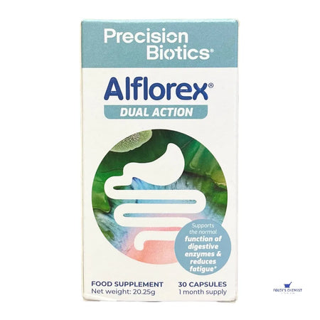 Alflorex Dual Action Probiotic & Fibre 30 Capsules — IBS & Gut Health Supplement | Chemco Pharmacy