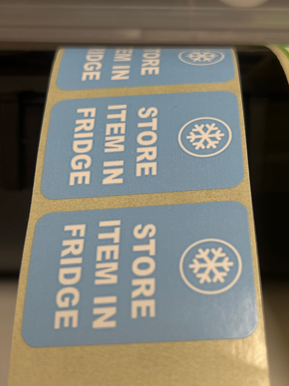 Store Item In Fridge Sticker