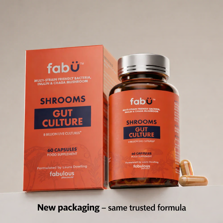 FabU Gut Culture 60 Capsules — Probiotic Prebiotic Postbiotic Gut Health Supplement | Chemco Pharmacy Ireland