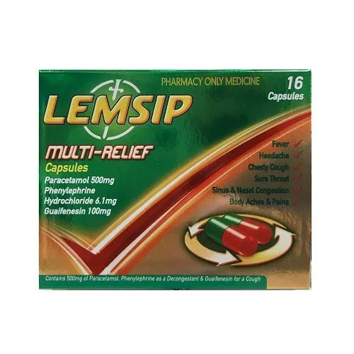 Lemsip Multi Relief Capsules 16pk