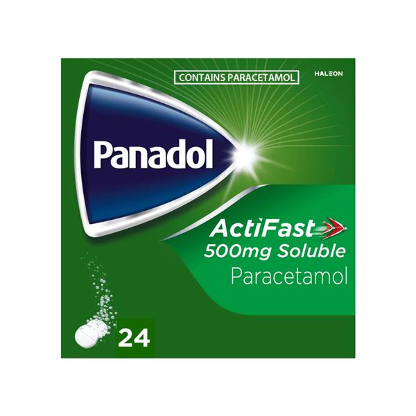 Panadol ActiFast Soluble 24 Tablets
