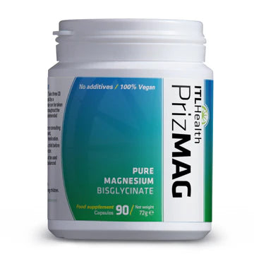 PrizMag Pure Magnesium Bisglycinate 150 Capsules — Highly Absorbable Magnesium Supplement | Chemco Pharmacy Ireland