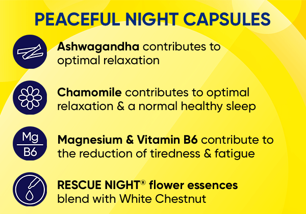 Rescue Night Capsules 30s | Bach Flower Remedy Sleep Capsules Ireland | Chemco Pharmacy