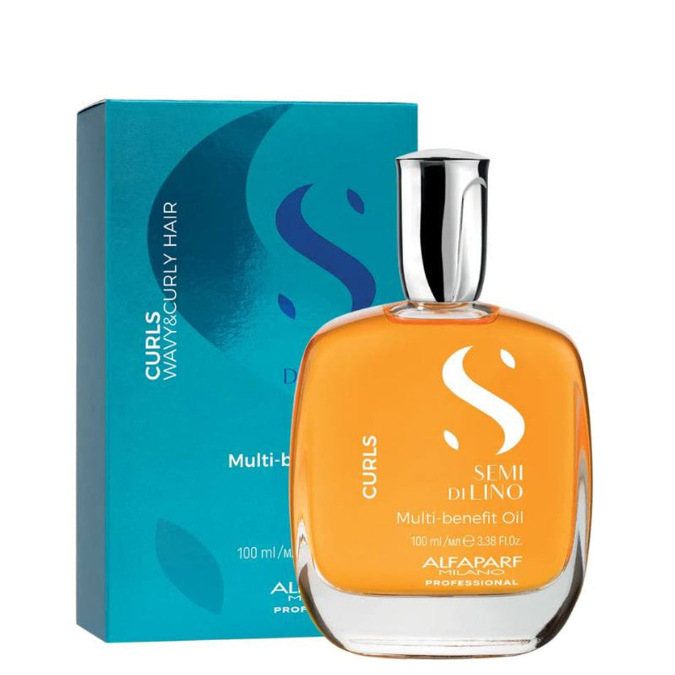 Alfaparf Semi Di Lino Curls Multi-Benefit Oil 100ml