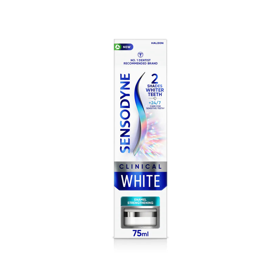 Sensodyne Clinical White Enamel Strengthening Toothpaste - 75ml