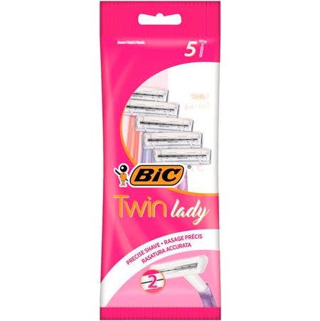 Bic Twin Lady Disposable Razors 5pk