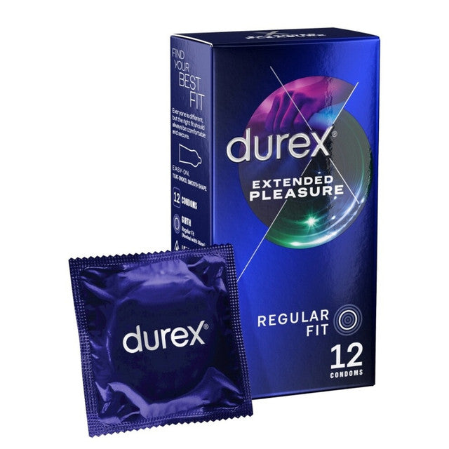 Durex Extended Pleasure Condoms 12pk