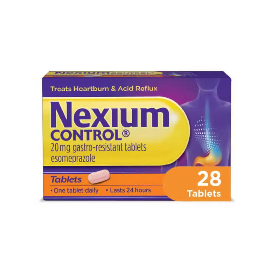 Nexium Control 20mg 28 Tablets