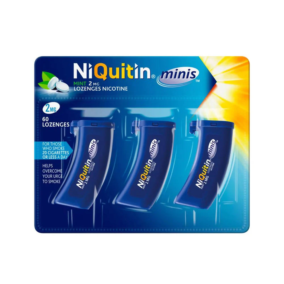NiQuitin 2mg Mini Mint Lozenges 60pk