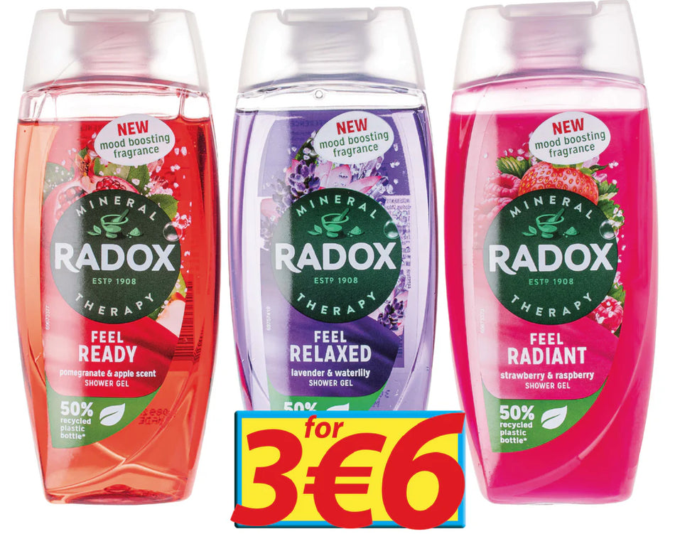 Radox Womens Shower Gel Triple Pack 3 x 250ml