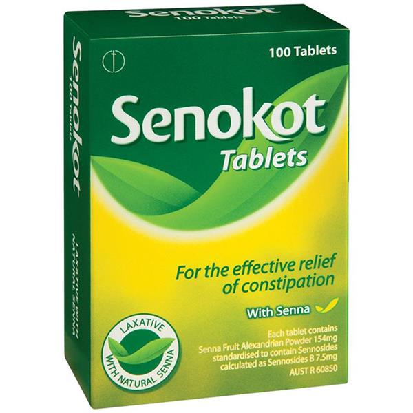 Senokot 100 Tablets