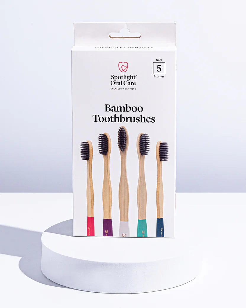Spotlight OIral care 5-Pack Bamboo Toothbrushes