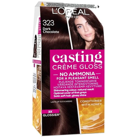 L'OREAL CAST CRÈME 323 DARK CHOCOLATE