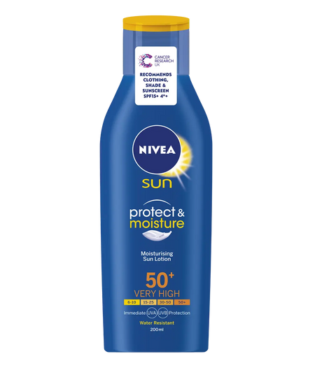 NIVEA SUN PROTECT & MOISTURE SUN LOTION SPF50+ (200ML) Chemco Pharmacy